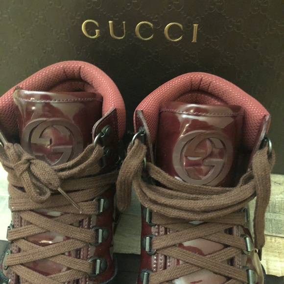 Authentic Gucci Hi-Top Sneakers - Picture 2 of 8